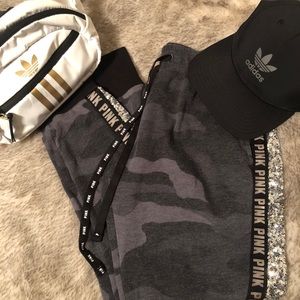 Pink Victoria Secret Bling Joggers